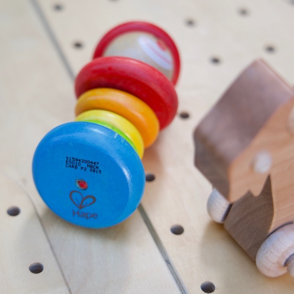 Handmade Natural Wood Waldorf/Montessori Play Toys Set Of 3 - Picture 11 of 11